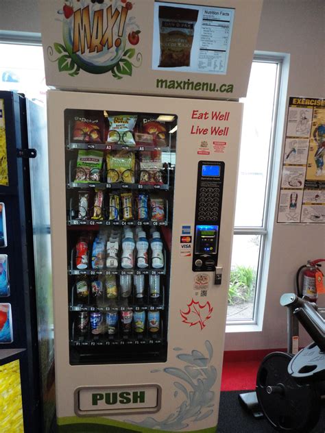 State Of The Art Vending Machines Filled With Healthy Drinks And Snacks