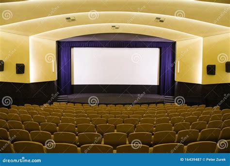 Cinema Auditorium Stock Image Image Of Decoration Theater 16439487