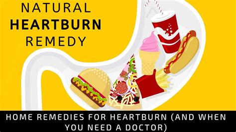 Natural Heartburn Remedy Home Remedies For Heartburn And When You