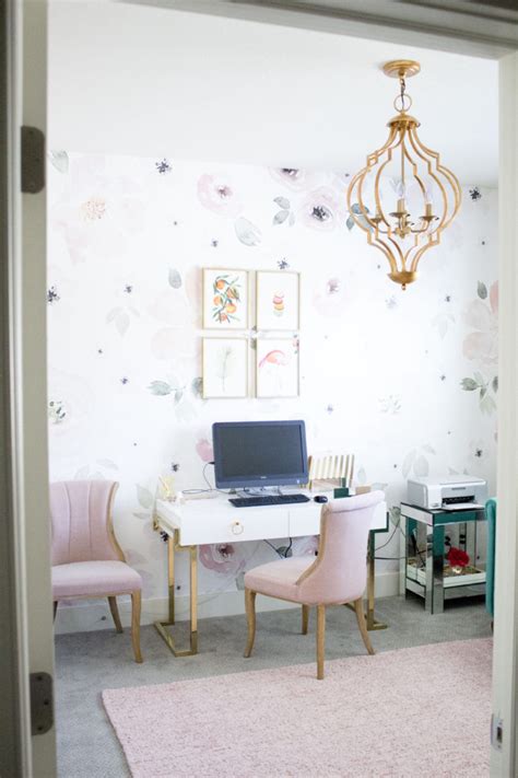 My Dream Girly Office Makeover So Much Pink And So