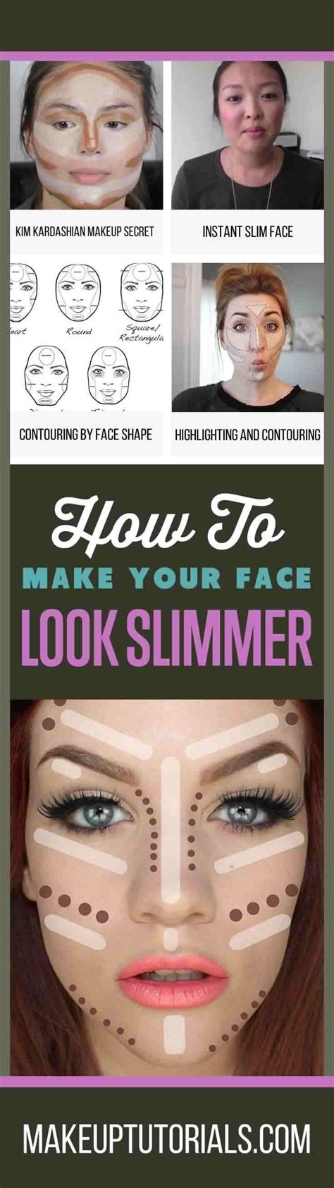 How To Make Your Face Thinner With Makeup Makeup Tutorials Makeup