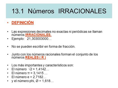 galería expresiones algebraicas números irracionales numéricos