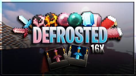 Defrosted 16x Blue And Pink Pack By Keno And Looshy For Mcpe Pvp Youtube