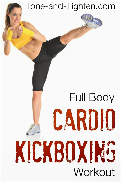 Fully Body Cardio Kickboxing Workout Tone And Tighten
