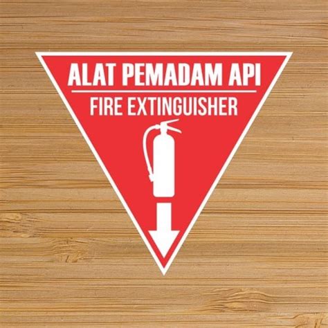 Detail Label Alat Pemadam Api Koleksi Nomer