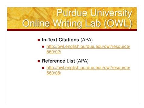 Owl Purdue Apa Citation Purdue Owl In Text Citations Purdue Owl