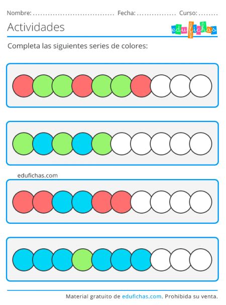 Educación Infantil Fichas Para Niños De 3 4 Y 5 Años【pdf】