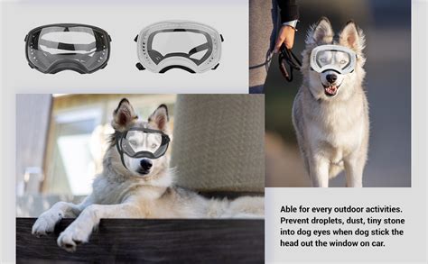 Namsan Dog Goggles Clear Lens For Medium Large Breed Uv