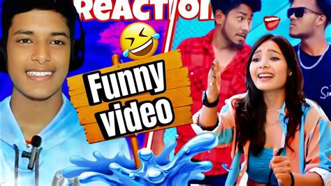 🤣funniest Video Pe Reaction 🤣 सबसे मजेदार वीडियो पे रिएक्शन 🤣