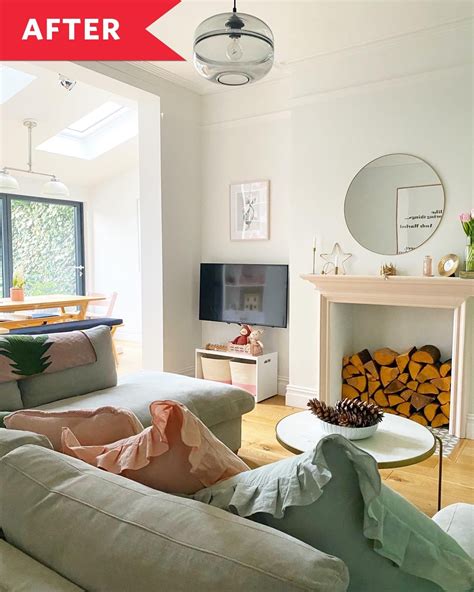 Before And After This Sunny Living Room Redo Proves Cozy Doesnt