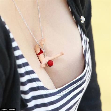Provocative Necklace DIVES Into Your Cleavage Daily Mail Online