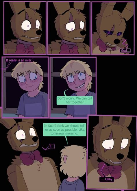 Springtrap And Deliah Page 160 Light Ending By Grawolfquinn On