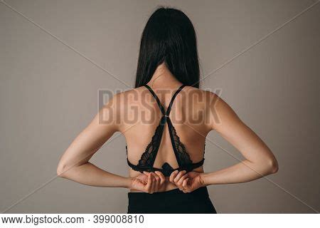 Girl Fastens Her Bra Image Photo Free Trial Bigstock