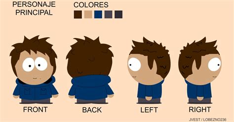 Character Sheet With The Style South Park By Lobezno236 On Newgrounds