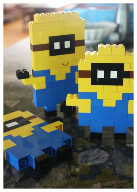 Lego Minions With Basic Lego Bricks Little Bins For Little Hands