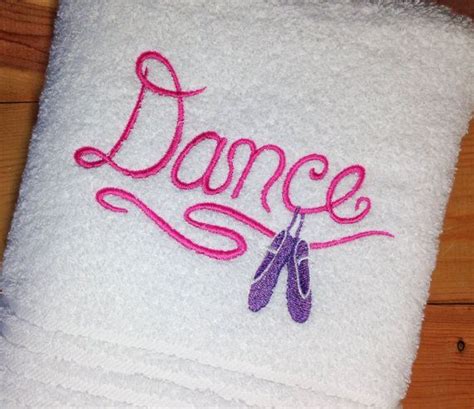 Dance Towel ~ Hand Towels~ Bath Towels~ Towel Sets~ Embroidered Ballet