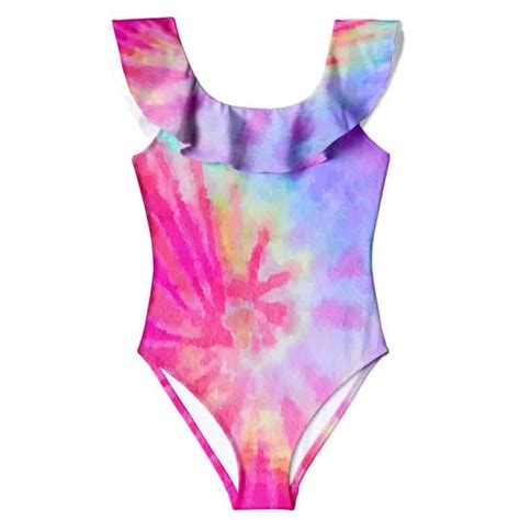stella cove pink tie dye 1pc swimsuit w scoop back ⋆ gypsy girl tween boutique