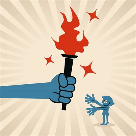 Pass The Torch Illustrations Royalty Free Vector Graphics
