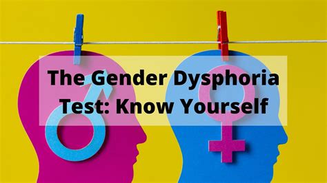 Gender Dysphoria Test Do I Have It