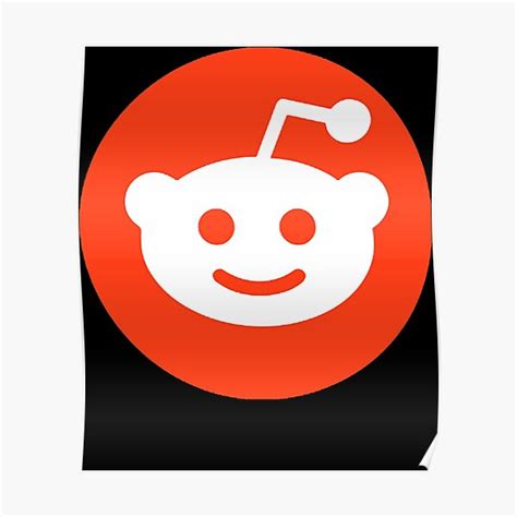 Reddit Logo Poster For Sale By Alvinwar Redbubble