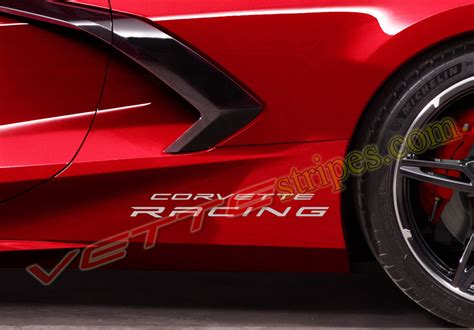 2020 2023 C8 Corvette Racing Decals Both Sides