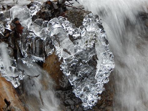 Free Images Nature Rock Waterfall Snow Cold Winter Frost