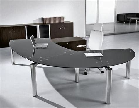 This Is An Example Of A Curved Desk Compared To The Straight Line Desk