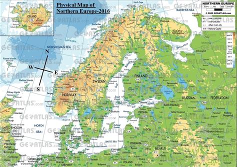 Maps Northern Europe On Top Of The World