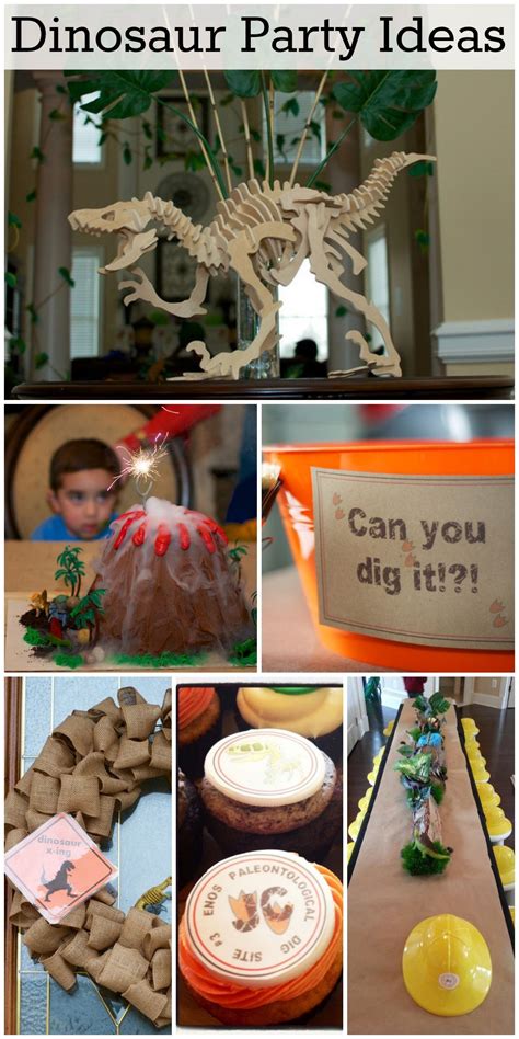 Awesome Dinosaur Boy Birthday Party Ideas See More Party Ideas At