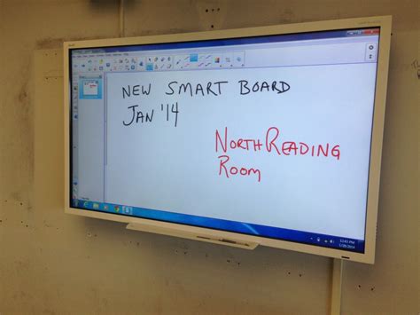 New Smart Board Installation Replacing Old Technology In The Nrr Cola