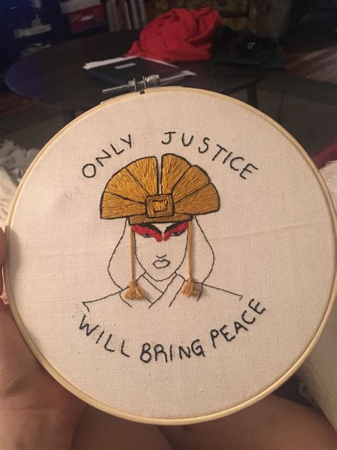 Embroidered Kyoshi With The Best Quote Ravatarkyoshi