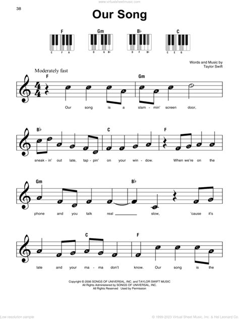 Easy Piano Songs Sheet Music Hot Sex Picture