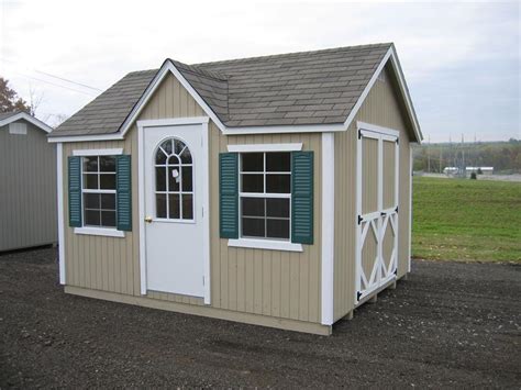 Classic Wood Cottage Shed Kit From Dutchcrafters Amish Furniture