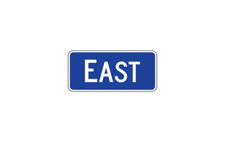 East Directional Sign M3 2 Interstate Traffic Safety Supply Company
