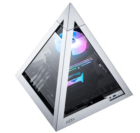 Enter the azza pyramid 804, with its unique pyramid shape design and pleasing aesthetic. Azza's Pyramid Mini 806 is a Showpiece-ready ITX PC Case ...
