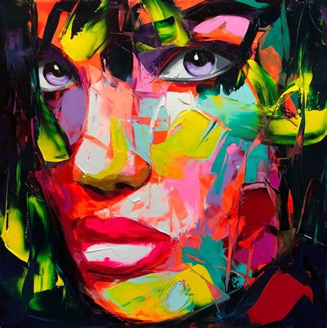 Amazing Graffiti Portrait Painting By Francoise Nielly Inspiration