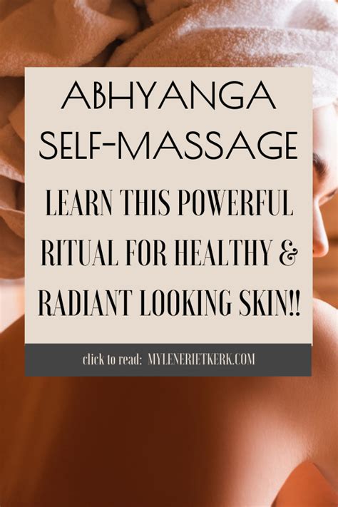 ayurveda the art and science of abhyanga an ayurvedic self massage for body mind and spirit in