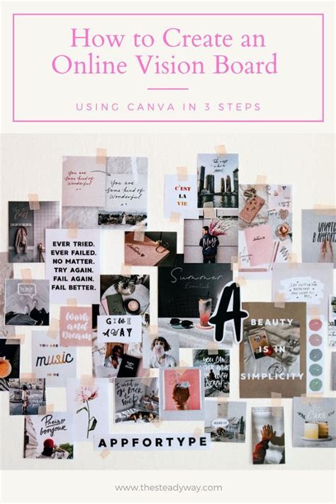How To Create An Online Vision Board Using Canva In 3 Simple Steps