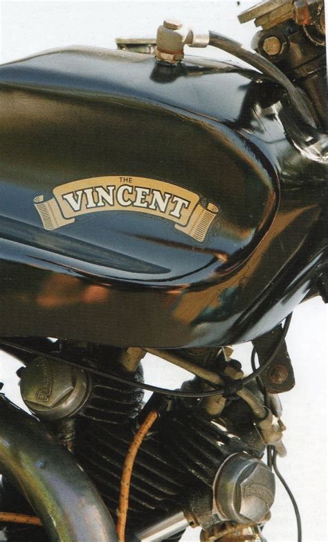 Britishspeak Vincent Motorcycles Those Were The Days