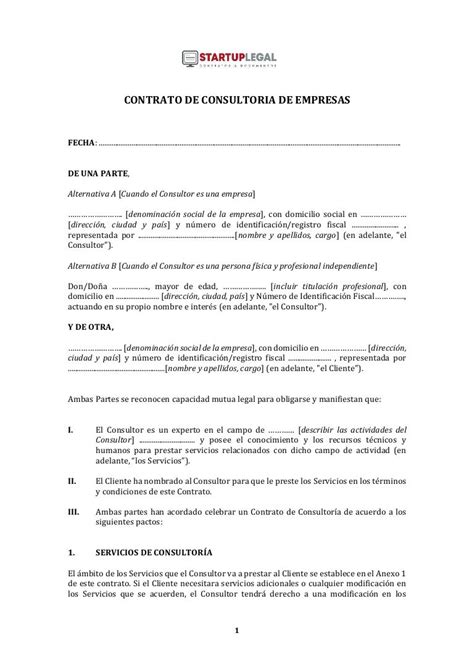 Contrato De Consultoria Empresarial Word Fioricet