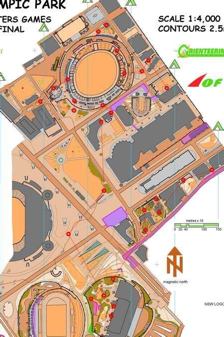 Sydney Olympic Park Map Map Olympics Games