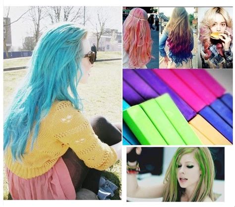 Hair Chalk Colorful Dyed Hair Pastel Cheap Human Hair Wigs Pastel Hair