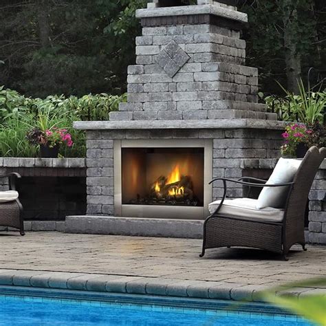 Napoleon 42 Outdoor Gas Fireplace Fines Gas