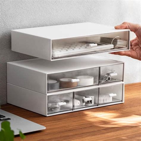 Multi Drawer Stackable Desk Organizer Table Organization Style Degree