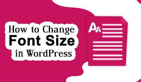 How To Change Font Size In Wordpress Genuinewise