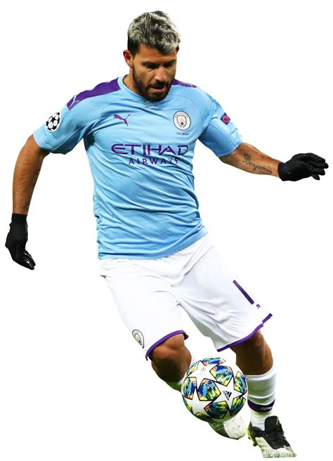 Sergio Aguero Manchester City Football Render Footyrenders