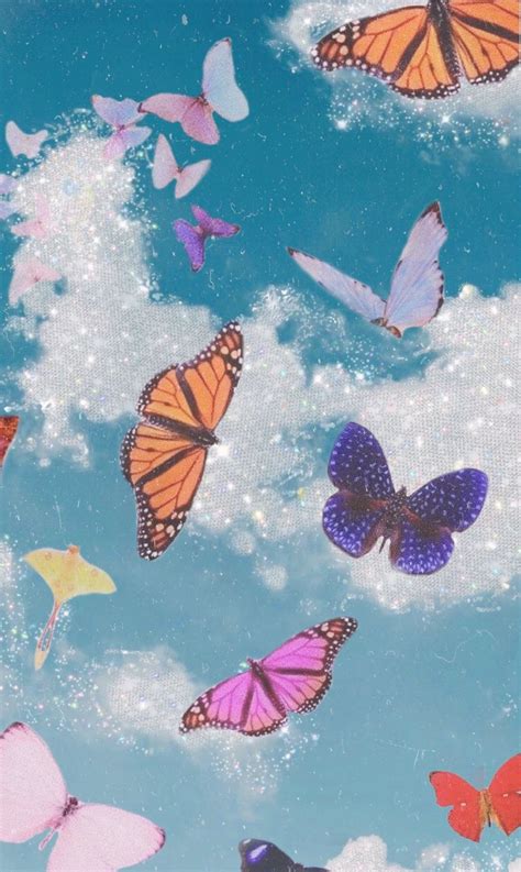 Get light pink butterfly wallpaper aesthetic. Pin by addi on what i've made//me | Butterfly wallpaper ...