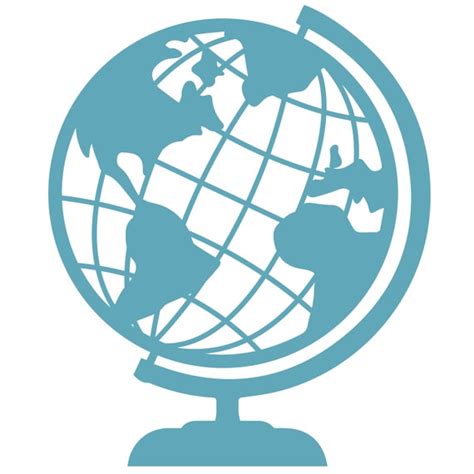 Globe Earth World Cut File Svg Dxf Png Etsy