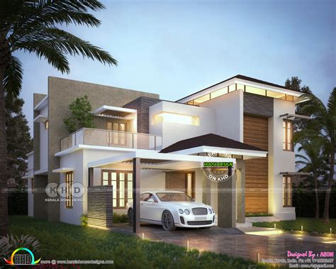 3000 Sq Ft G1 Residential Housing Project Kerala Home Design And