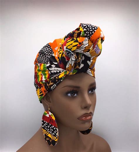 The African Head Wrap African Head Wrap African Scarf Etsy